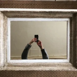 Miroir en stuc