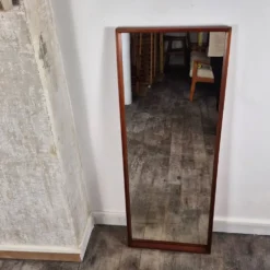 Miroir en teck, Danemark, 1960