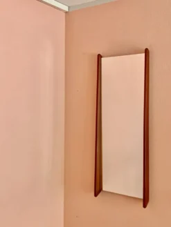 Miroir en teck danois par Kai Kristiansen pour Kjersgaard années 1960