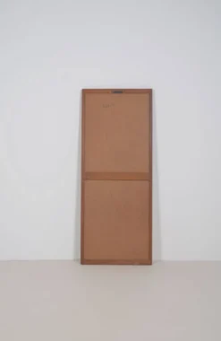 Miroir en teck danois par Kai Kristiansen pour Aksel Kjersgaard, années 1960.