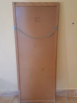 Miroir en teck par Aksel Kjersgaard, Vintage Scandinave 1960s