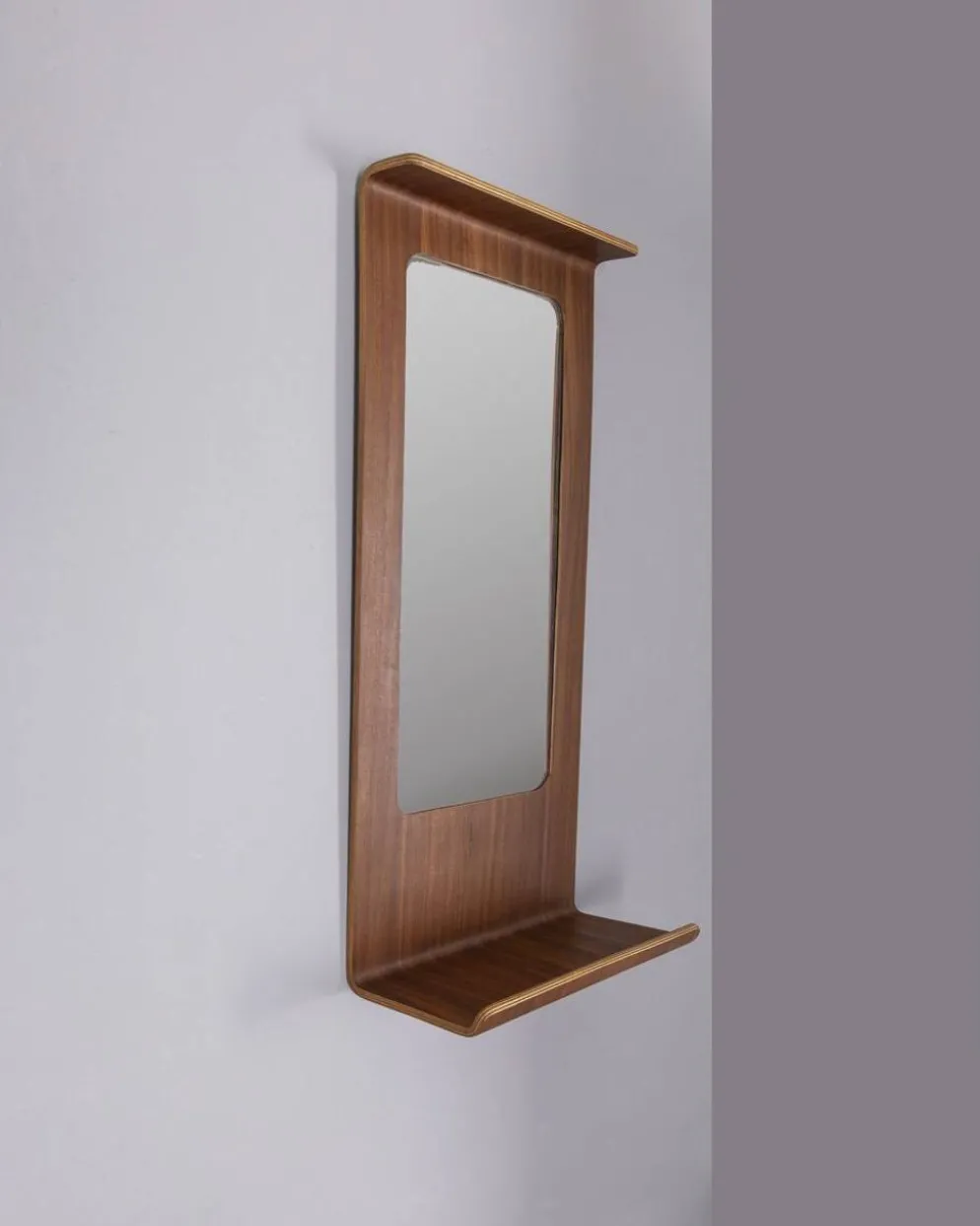 Miroir en teck par Franco Campo et Carlo Graffi, années 1960