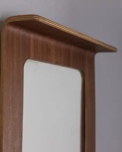 Miroir en teck par Franco Campo et Carlo Graffi, années 1960