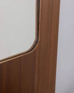 Miroir en teck par Franco Campo et Carlo Graffi, années 1960