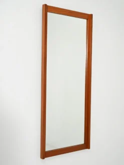 Miroir en teck scandinave des années 1960