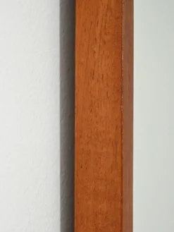 Miroir en teck scandinave des années 1960