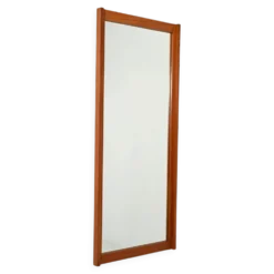 Miroir en teck scandinave des années 1960