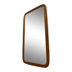 miroir en teck, 76x39 cm