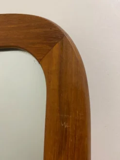 miroir en teck, 76x39 cm