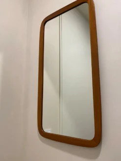 miroir en teck, 76x39 cm