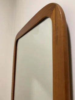 miroir en teck, 76x39 cm