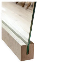 Miroir en travertin Stand