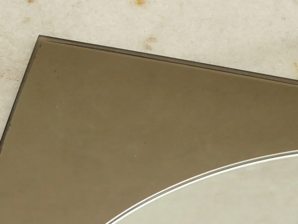 Miroir en verre italien lourd de 2 tons