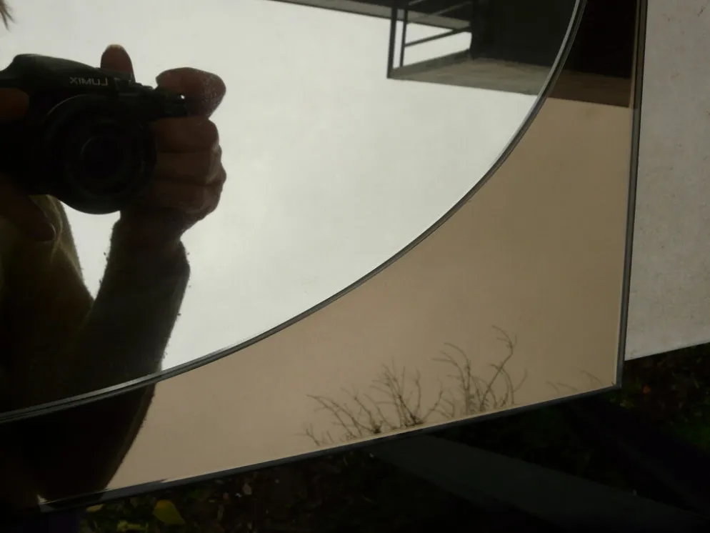 Miroir en verre italien lourd de 2 tons