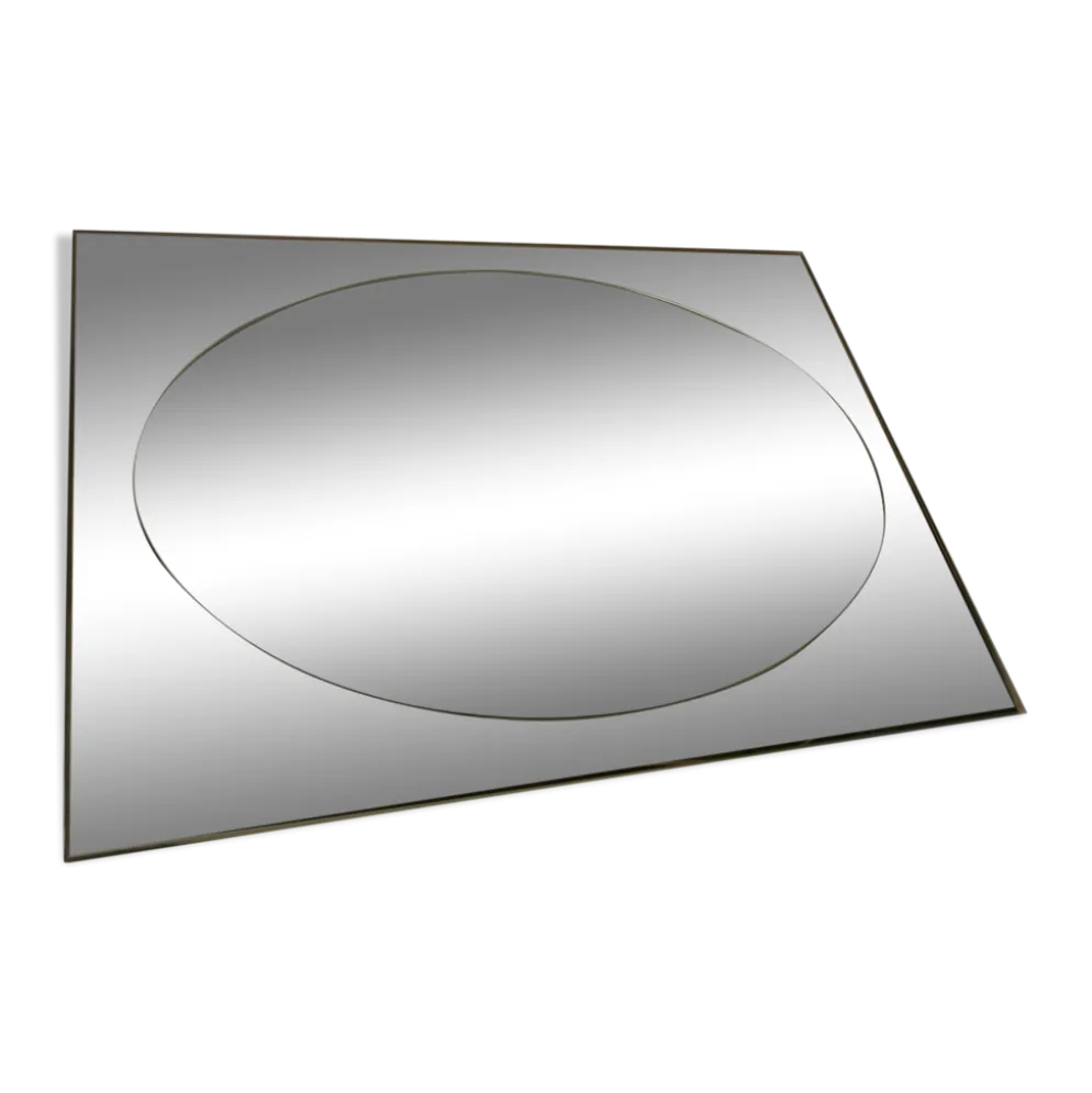 Miroir en verre italien lourd de 2 tons