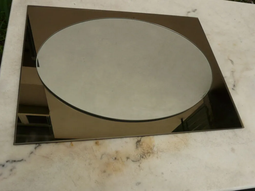 Miroir en verre italien lourd de 2 tons