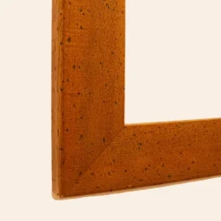 Miroir espagnol vintage avec cadre en bois