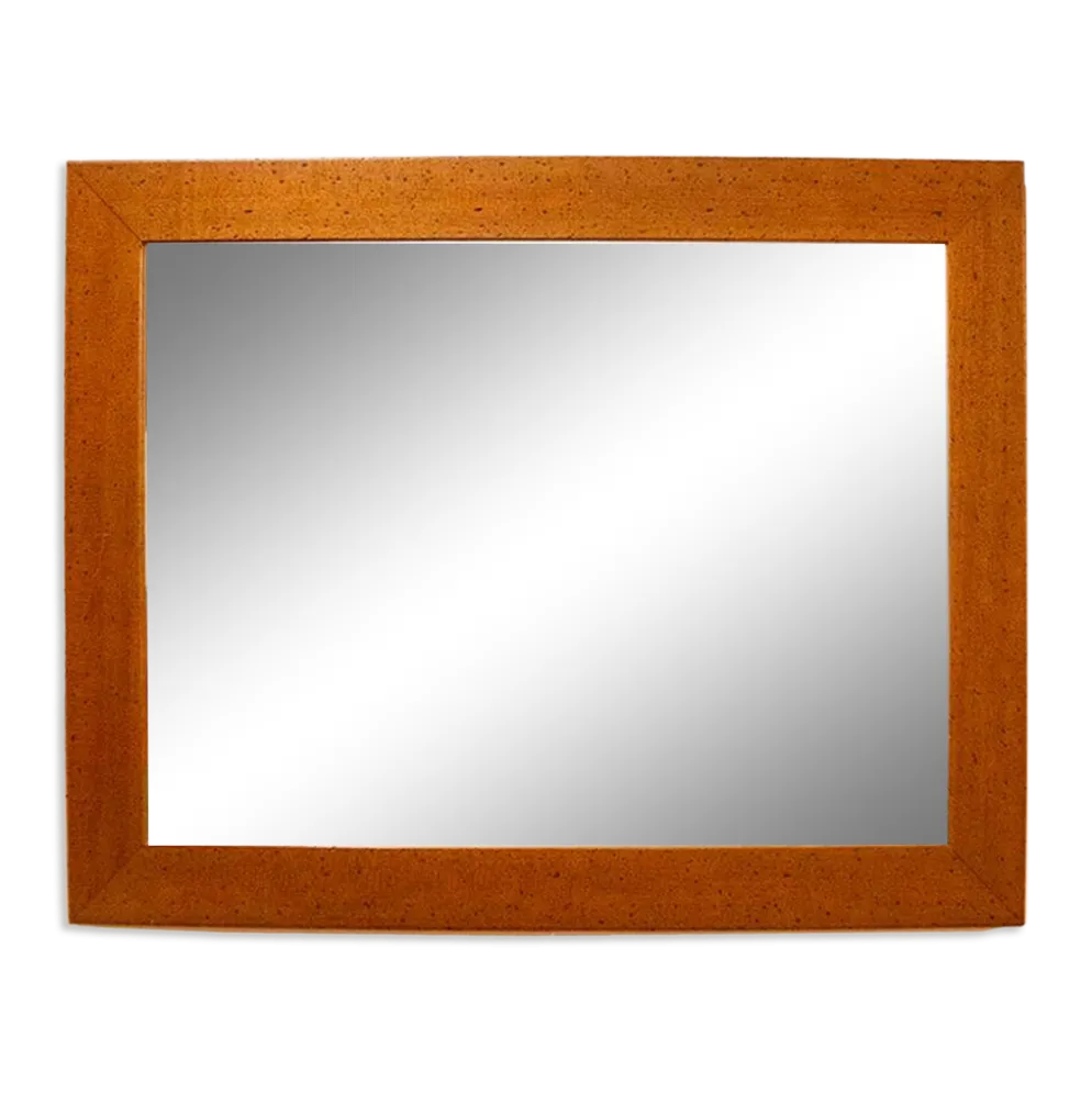 Miroir espagnol vintage avec cadre en bois