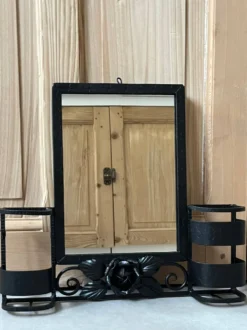 Miroir fer forgé Art Déco