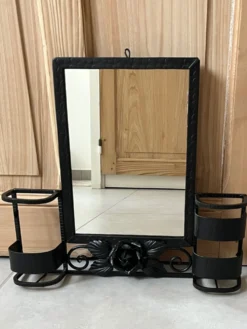 Miroir fer forgé Art Déco
