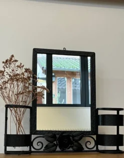Miroir fer forgé Art Déco