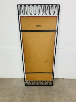 Miroir fer forgé mid-century, années 50, rectangle