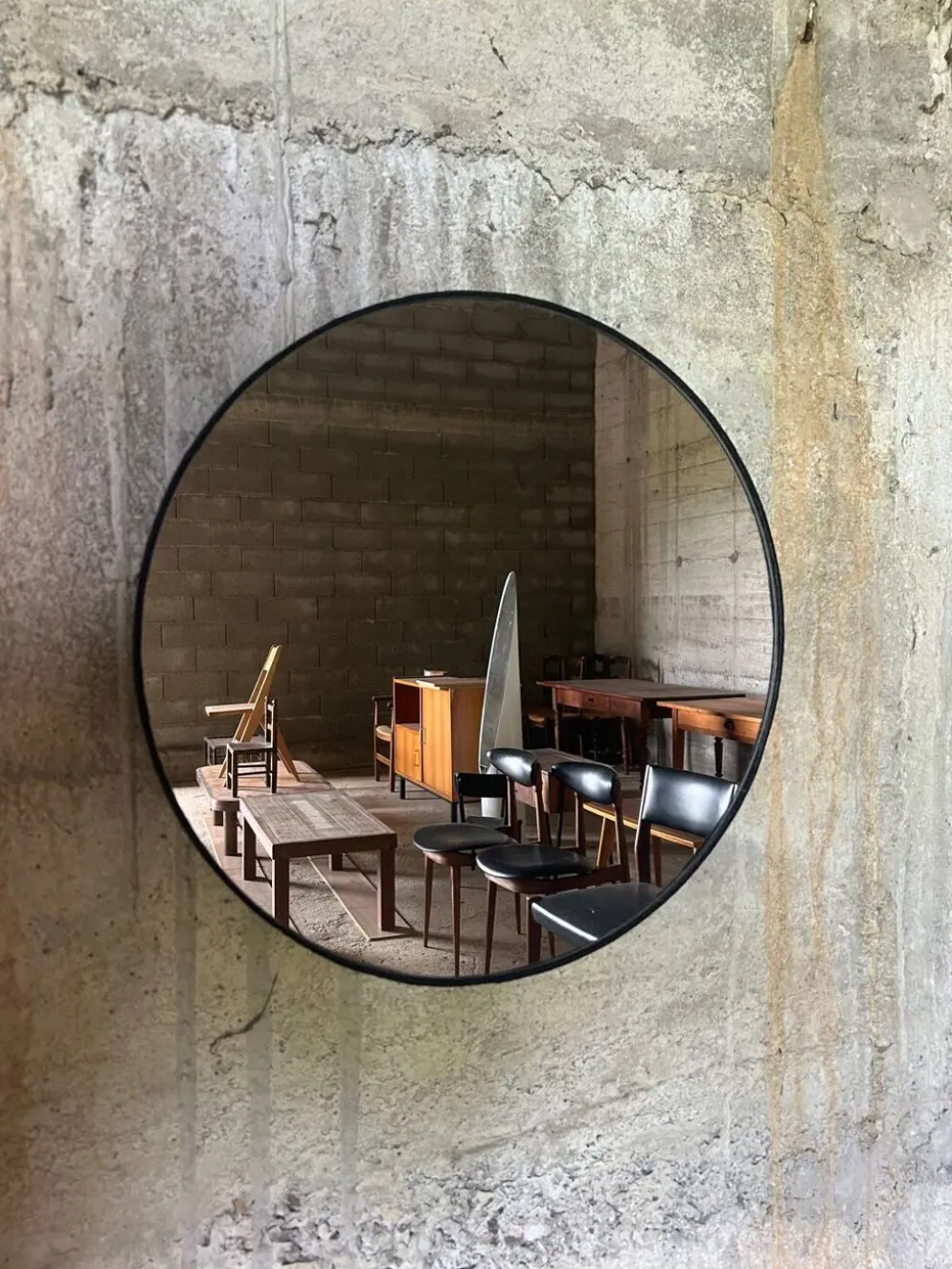 Miroir feutre de laine