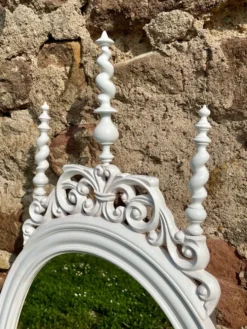 Miroir fin XIXème Portugais en bois style Bilros - Rare
