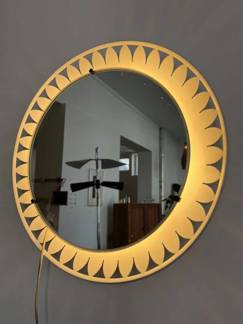 Miroir fleuri illuminé – Hillebrand, Ernst Igl