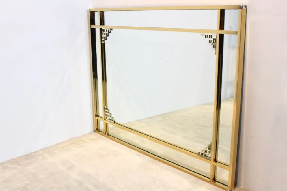 Miroir graphique par Belgochrom 105x80cm