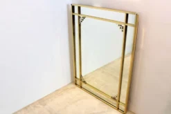 Miroir graphique par Belgochrom 105x80cm