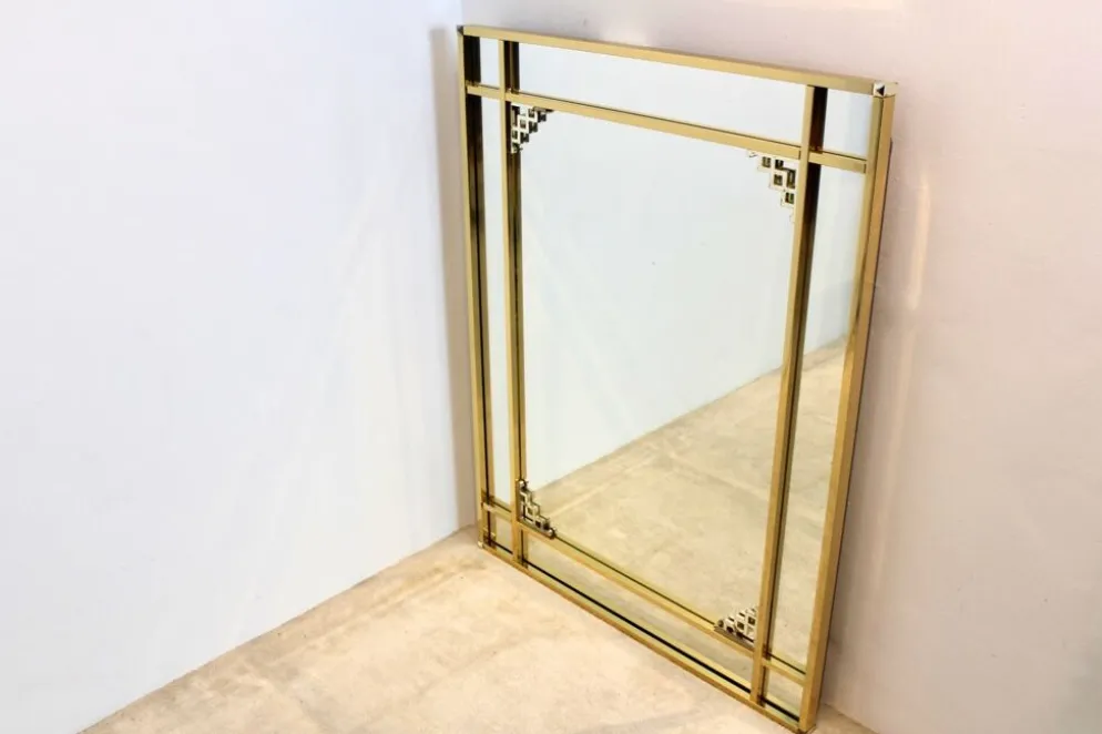 Miroir graphique par Belgochrom 105x80cm
