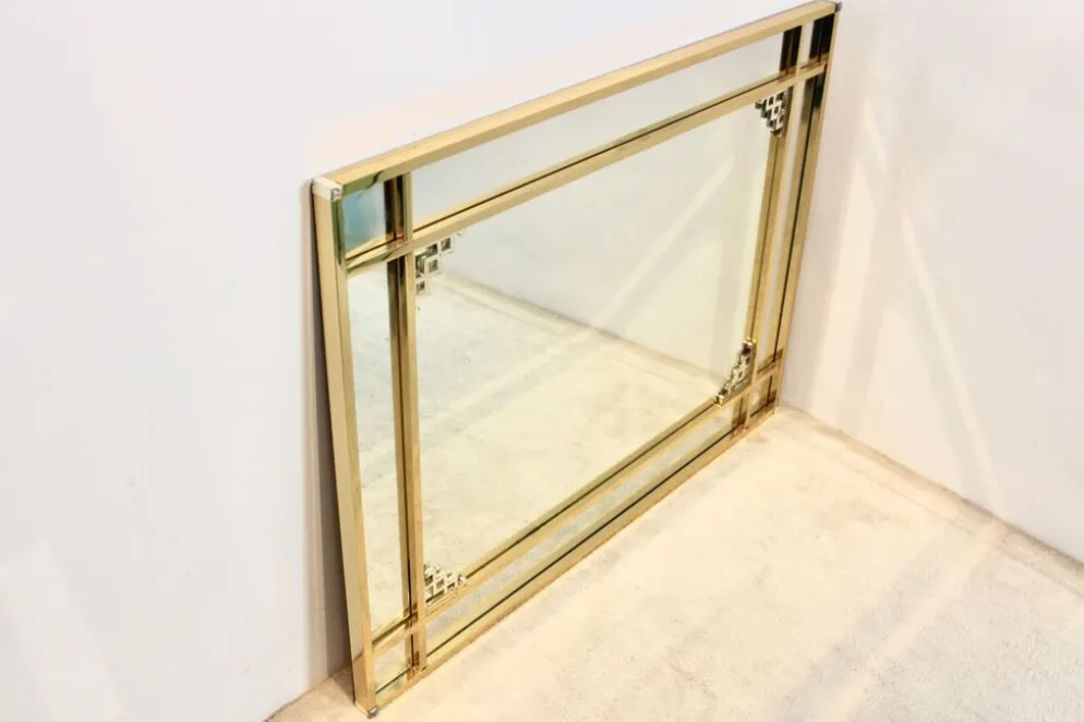 Miroir graphique par Belgochrom 105x80cm