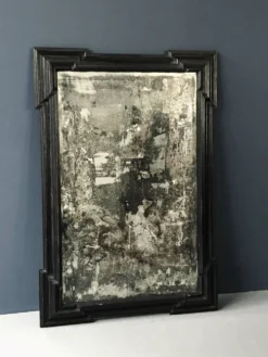 Miroir Gustavien en Bois Vintage, Années 40
