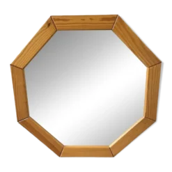 Miroir hexagonal pin années 80
