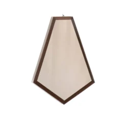 Miroir italien en forme de pentagone, années 1960