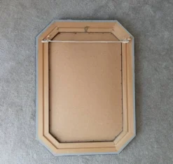 Miroir Italien octogonale biseauté style Hollywood Regency années 70/80
