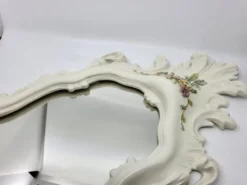 Miroir La Farnesiana de Carlo Corvi en céramique Italie 1950
