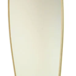 Miroir libre vintage rockabilly doré des années cinquante