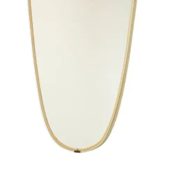Miroir libre vintage rockabilly doré des années cinquante