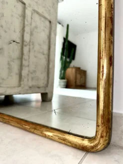 Miroir Louis-Philippe ancien doré XIXème