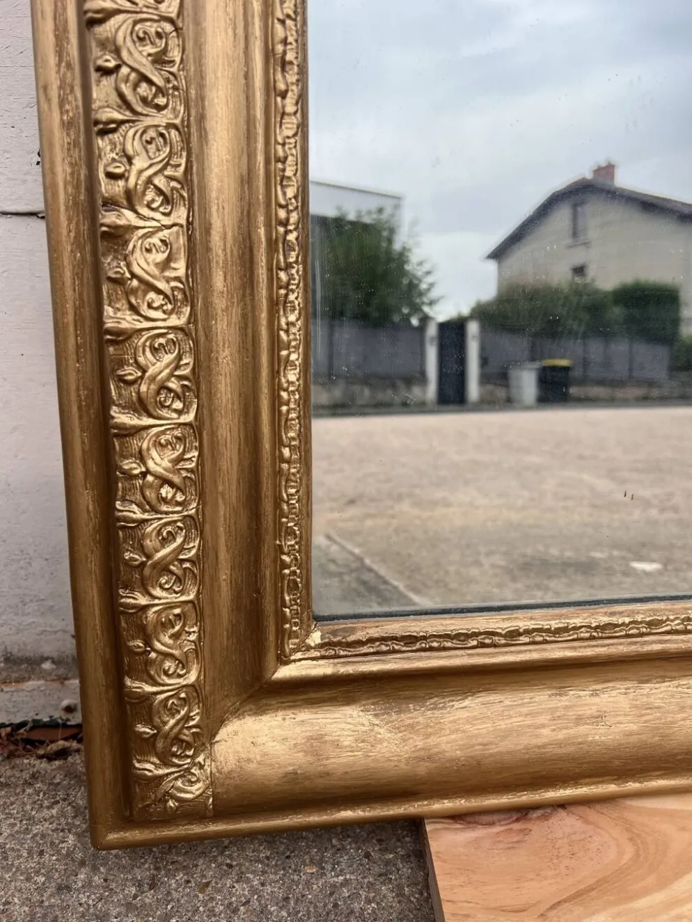 Miroir louis Philippe doré