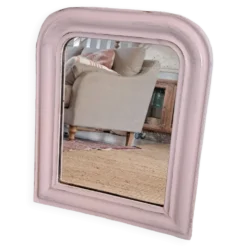Miroir Louis Philippe rose poudré