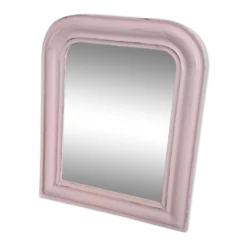 Miroir Louis Philippe rose poudré