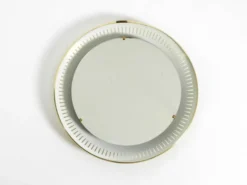 Miroir lumineux en métal Hillebrand, années 1960
