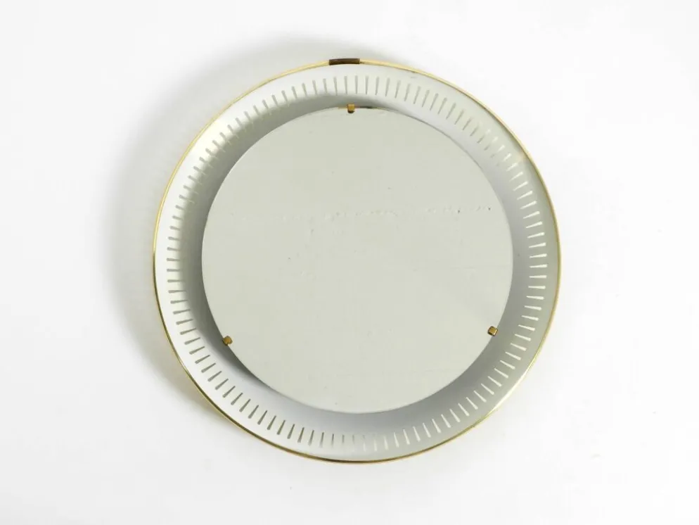 Miroir lumineux en métal Hillebrand, années 1960