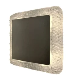 Miroir lumineux rétro-éclairant en lucite,1960