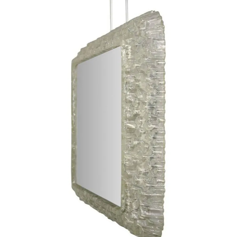 Miroir lumineux rétro-éclairant en lucite,1960