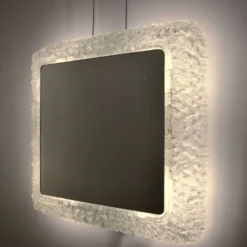 Miroir lumineux rétro-éclairant en lucite,1960