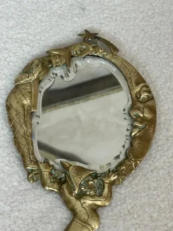 Miroir à main Napoléon III en bronze